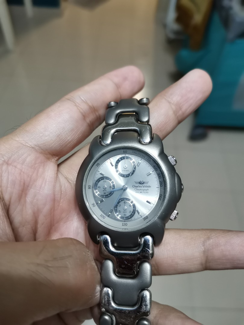 Charles Vogele Chronograph Men s Fashion Watches Accessories