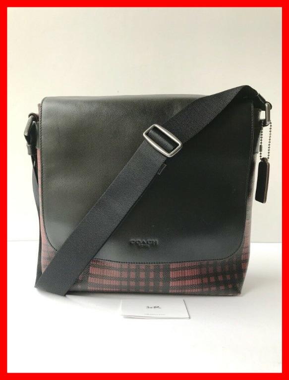 Lacoste The Blend Monogram Print Square Shoulder Bag Men's NH4260LX  Black