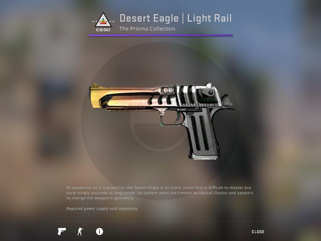 Desert Eagle Light Rail Mw Sports Sports Games Equipment On Carousell