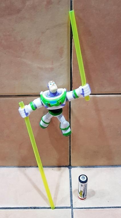 6 Disney Toy Story 3 Flexible Character Drinking Straws Woody Buzz Lightyear