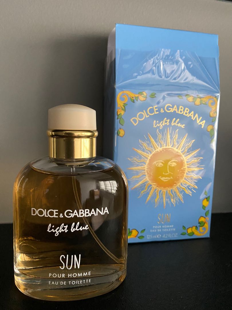 Dolce & Gabbana Light Blue Sun Eau De Toilette 125ml, Beauty & Personal  Care, Fragrance & Deodorants on Carousell