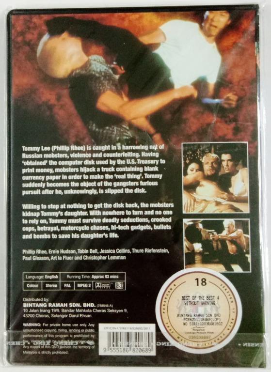 English Movie Best of The Best 4 Without Warning DVD 1998 Martial Art Action Film, Hobbies