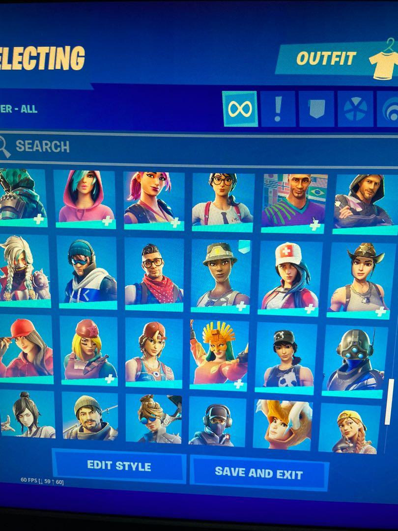 Fortnite stacked account, Video Gaming, Gaming Accessories, Game Gift