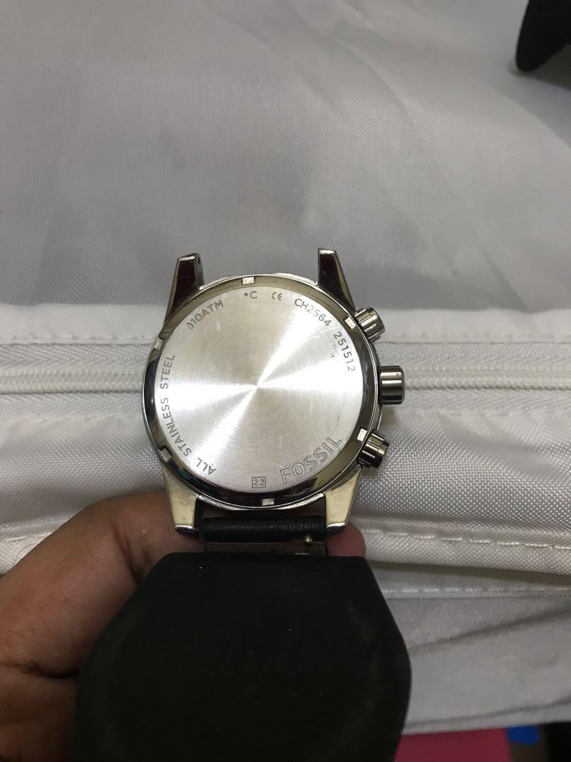 Fossil genuine leather ch2564 store