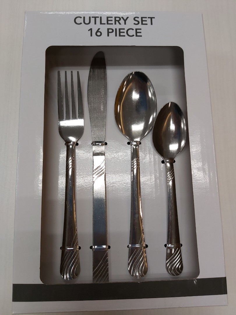 Full Cutlery Set 16 piece, Furniture & Home Living, Kitchenware