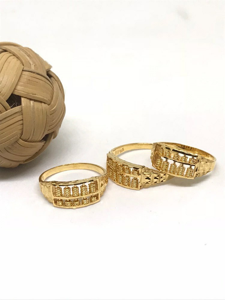 Sempoa gold outlet ring