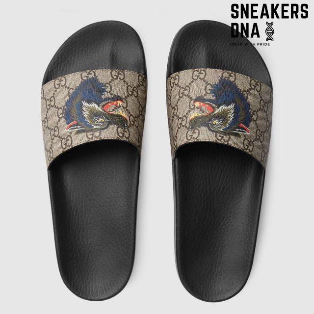 DuitNow Gucci Sandals Men s Fashion Footwear Flipflops and