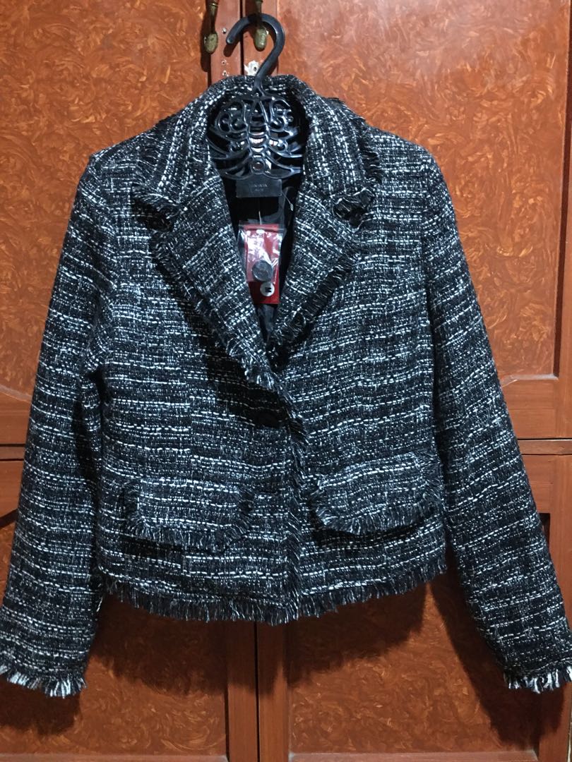 Heart Evangelista Inspired Tweed Coat