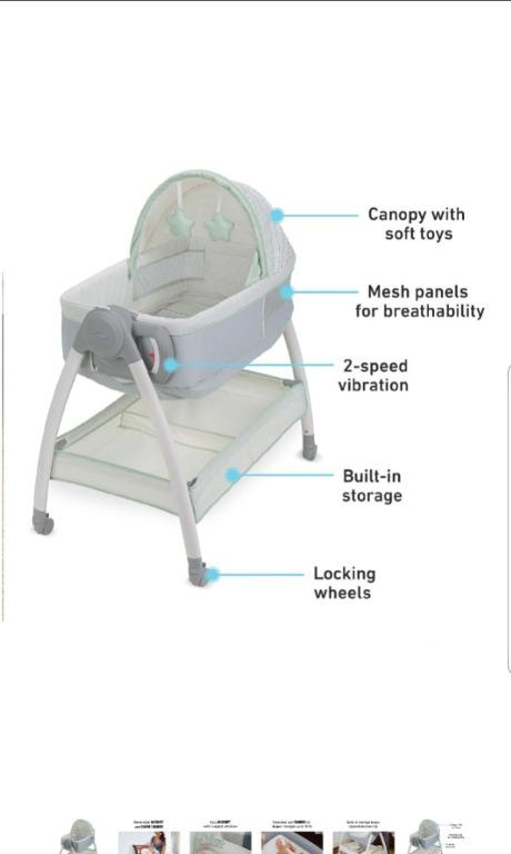 changing table and bassinet in one