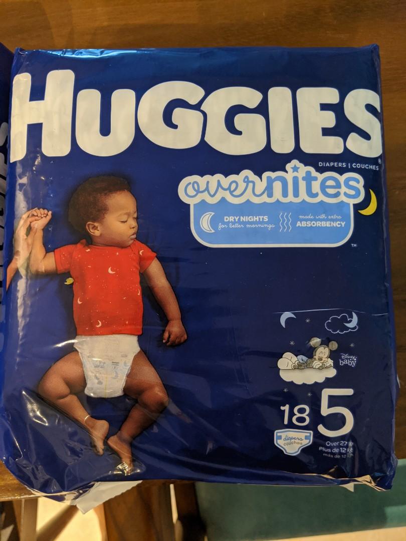 huggies overnight diapers size 5
