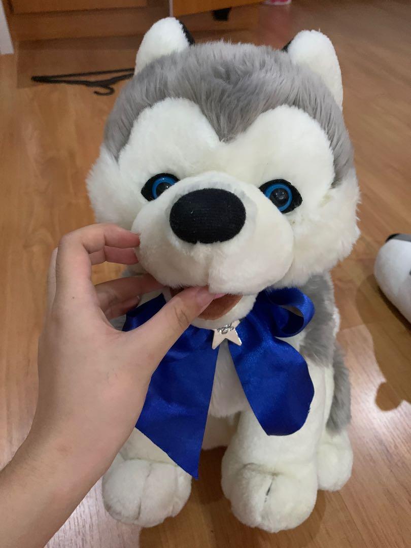 Dog stuffed discount toy blue magic