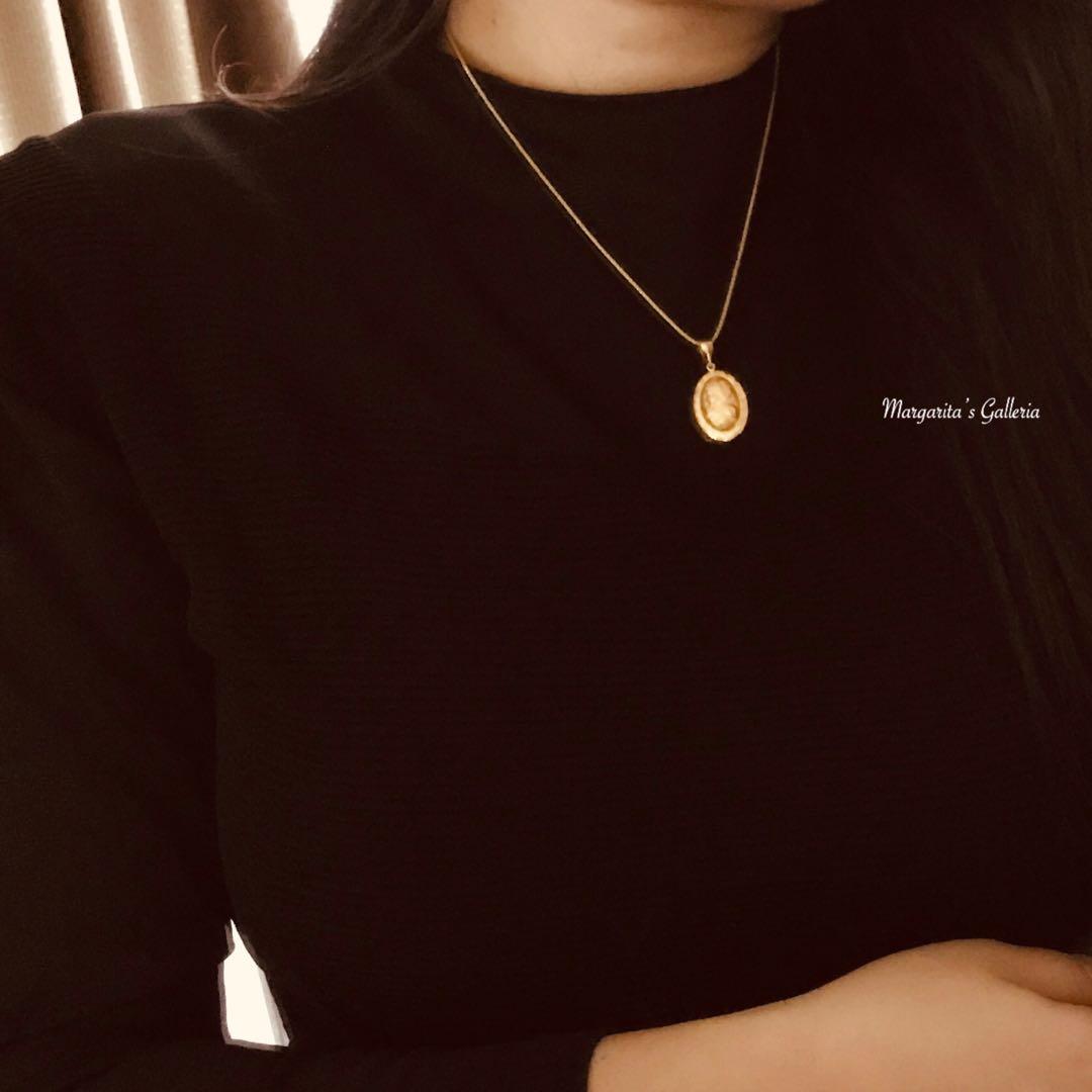 20 inch gold necklace with pendant