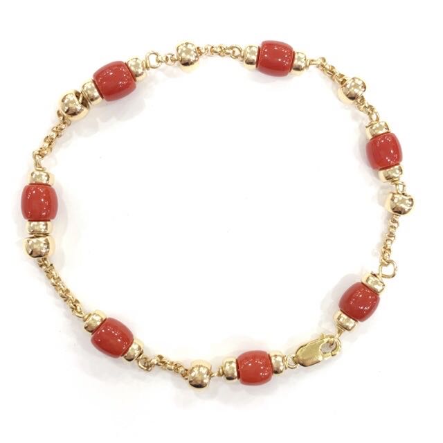 coral bracelet