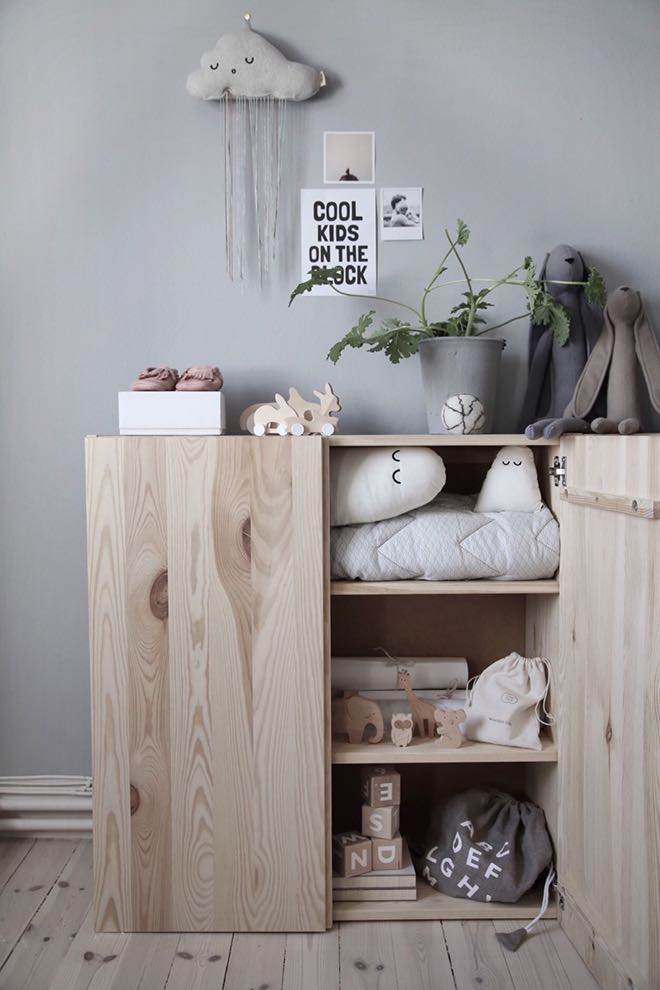 Ikea cabinet pine deals