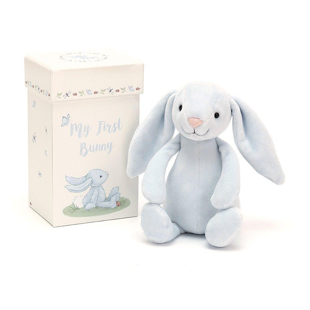 blue bunny soft toy