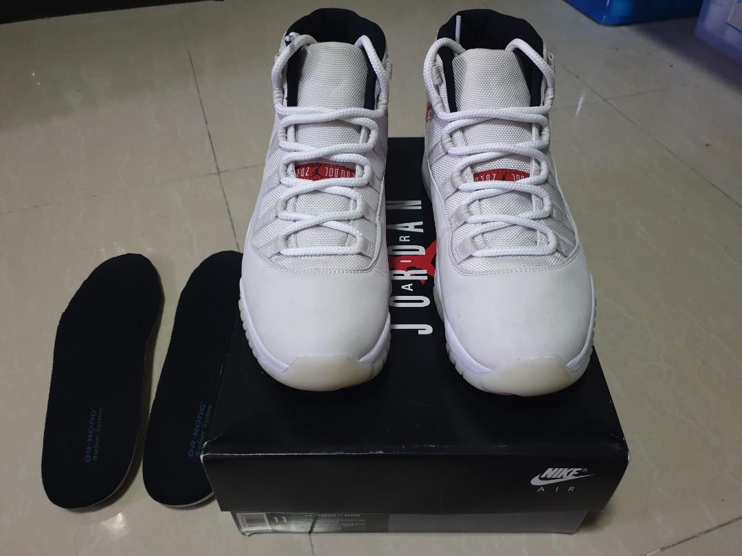 jordan 11 platinum tint resell