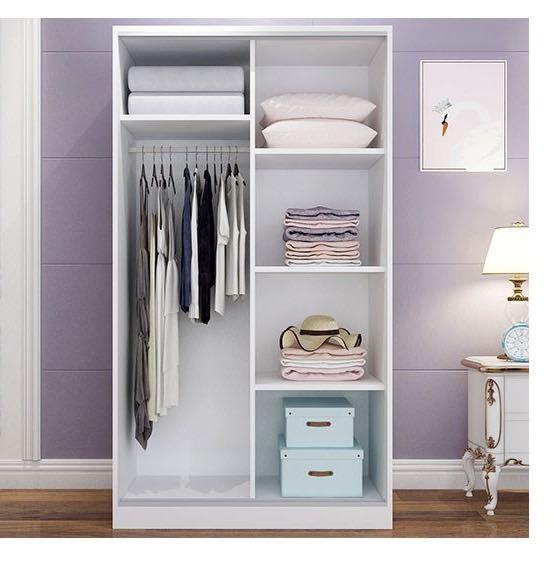 Kids slim wardrobe 40cm depth in white Babies Kids Baby Nursery