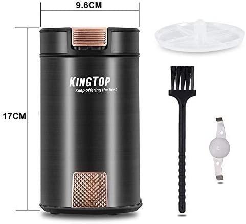 KINGTOP Coffee Grinder Electric 200W Stainless Steel Blade Grinder for ...
