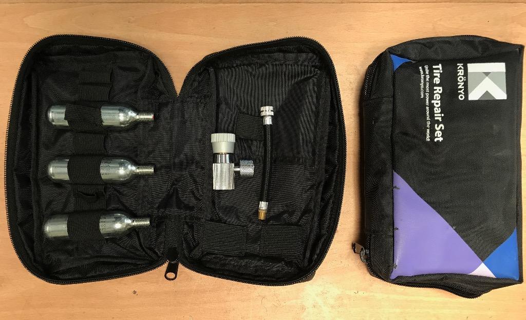 KRONYO TBIC 73 BIKE TIRE INFLATION KIT Bicycle Motorcycle, Sports