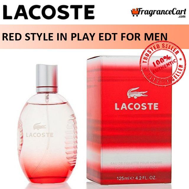 lacoste red men's fragrance