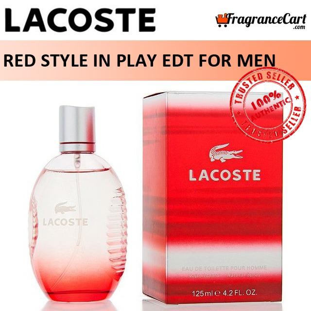 lacoste red eau de toilette 75ml