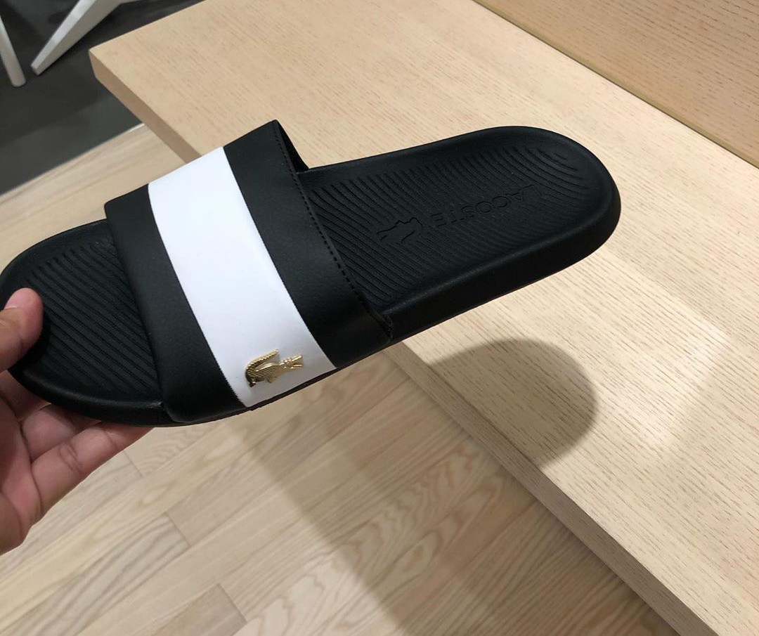 lacoste slippers price