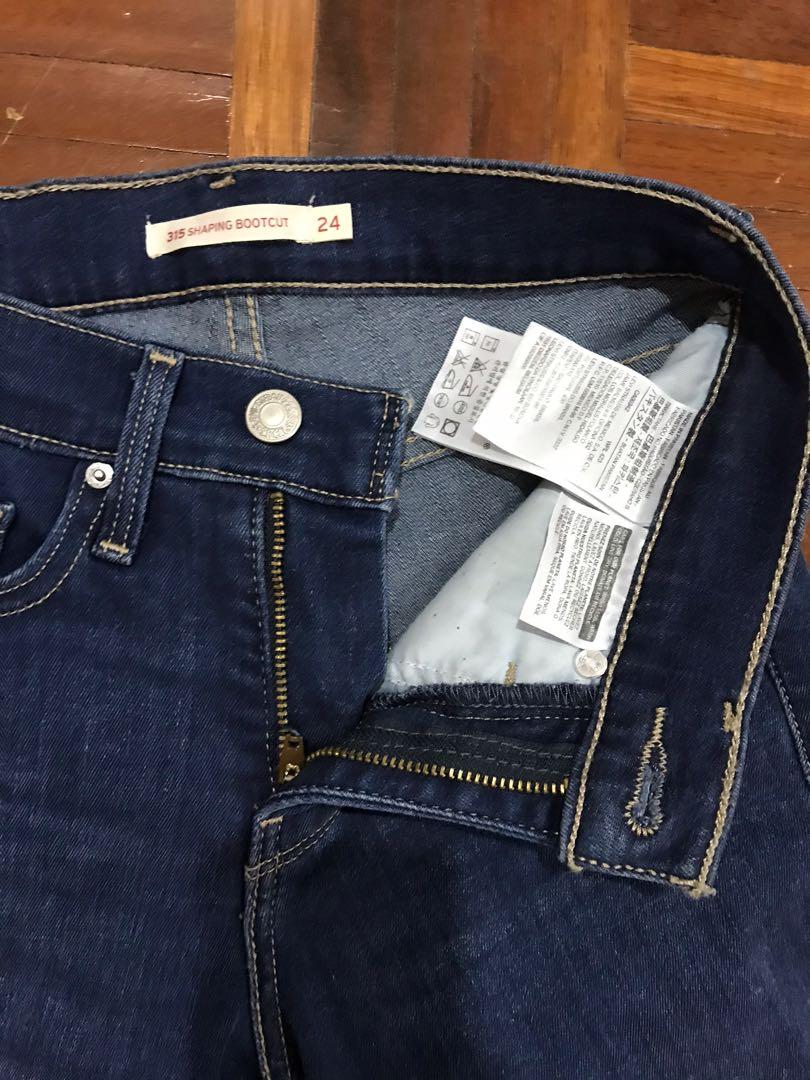 levi's 315 shaping bootcut jeans, Women's Fashion, Bottoms, Jeans &  Leggings on Carousell