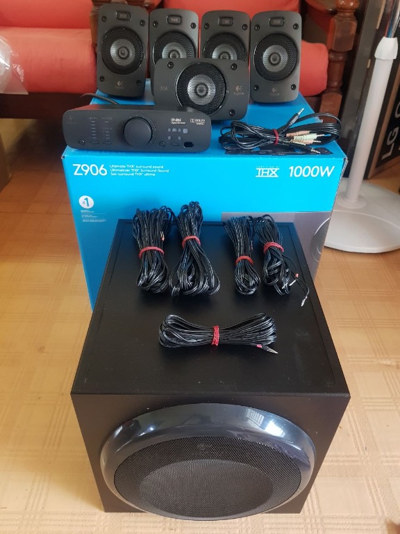 Logitech Z906 5.1 Surround Sound Speaker System THX Dolby