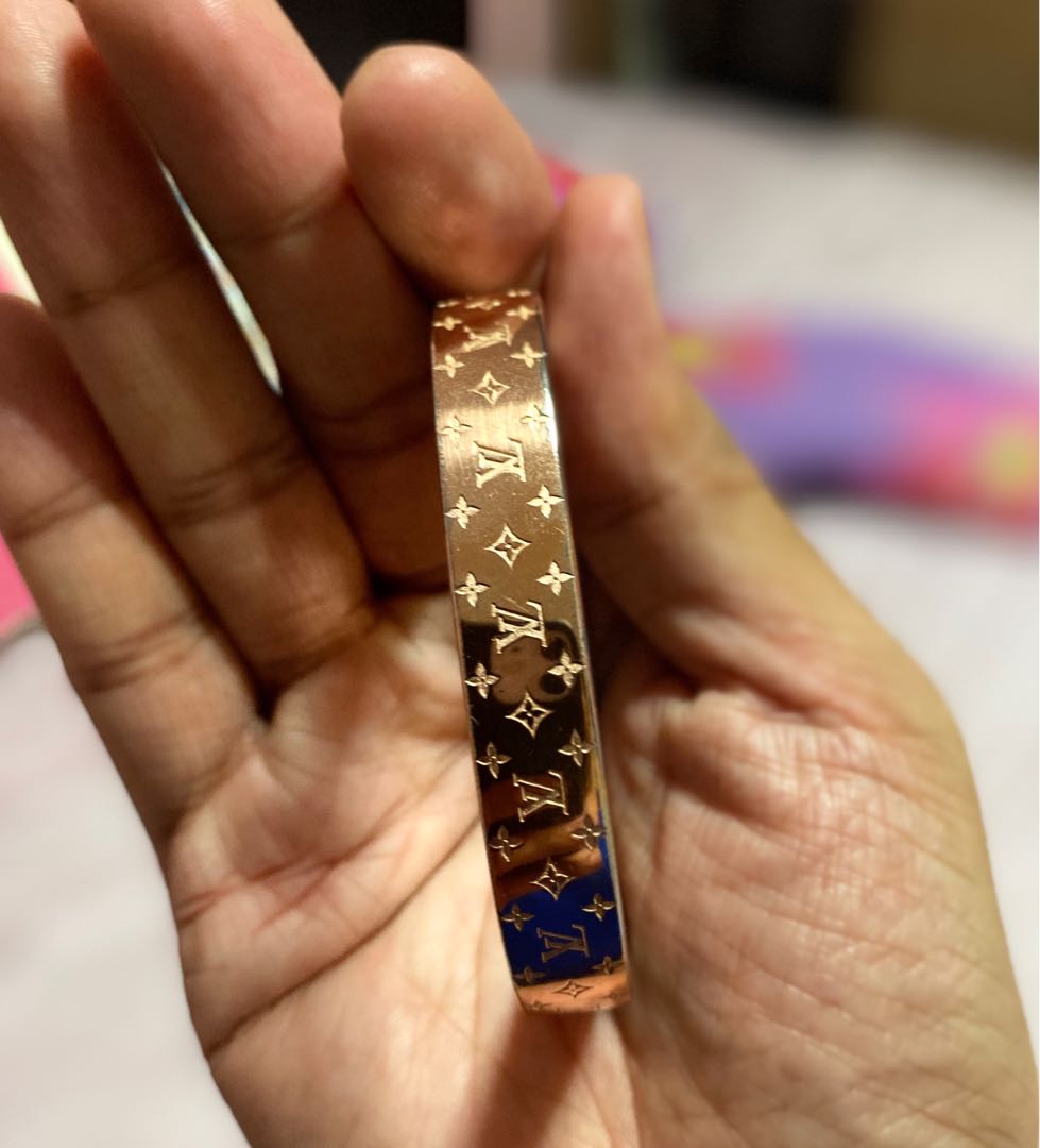 Louis Vuitton Nanogram Cuff Gold