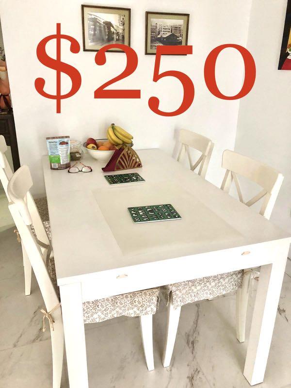Ikea Dining Table Set Furniture Home Living Furniture Tables Sets On Carousell