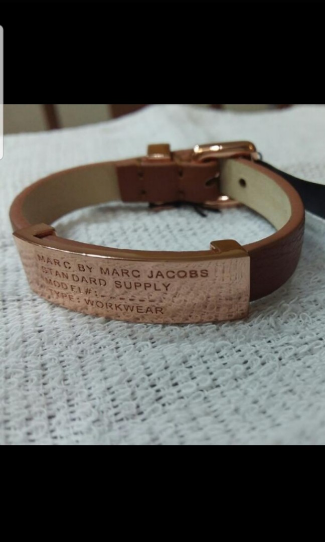 Marc by marc Jacobs leather bracelet Luxury Accessories on Carousell