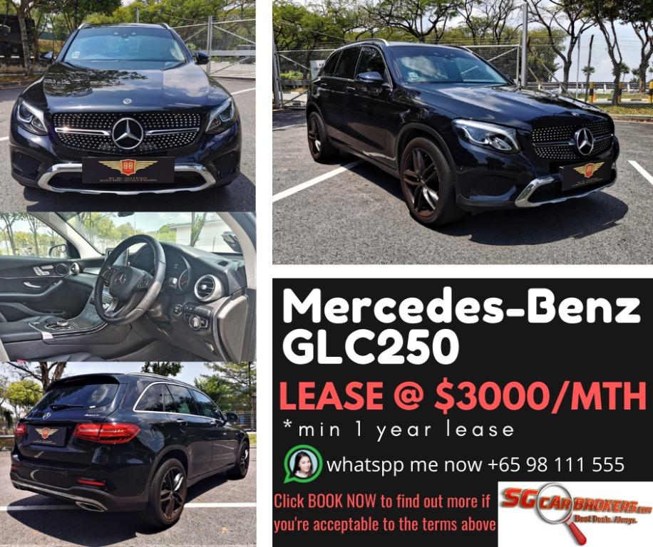 Mercedes Glc250 For Lease Premium Car Leasing All Maintenance