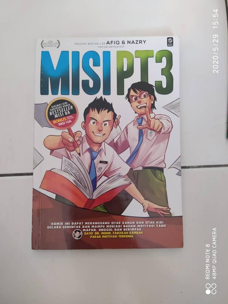 Misi Pt3 Komik M Afiq Nazry Siri Bestseller Books Stationery Comics Manga On Carousell