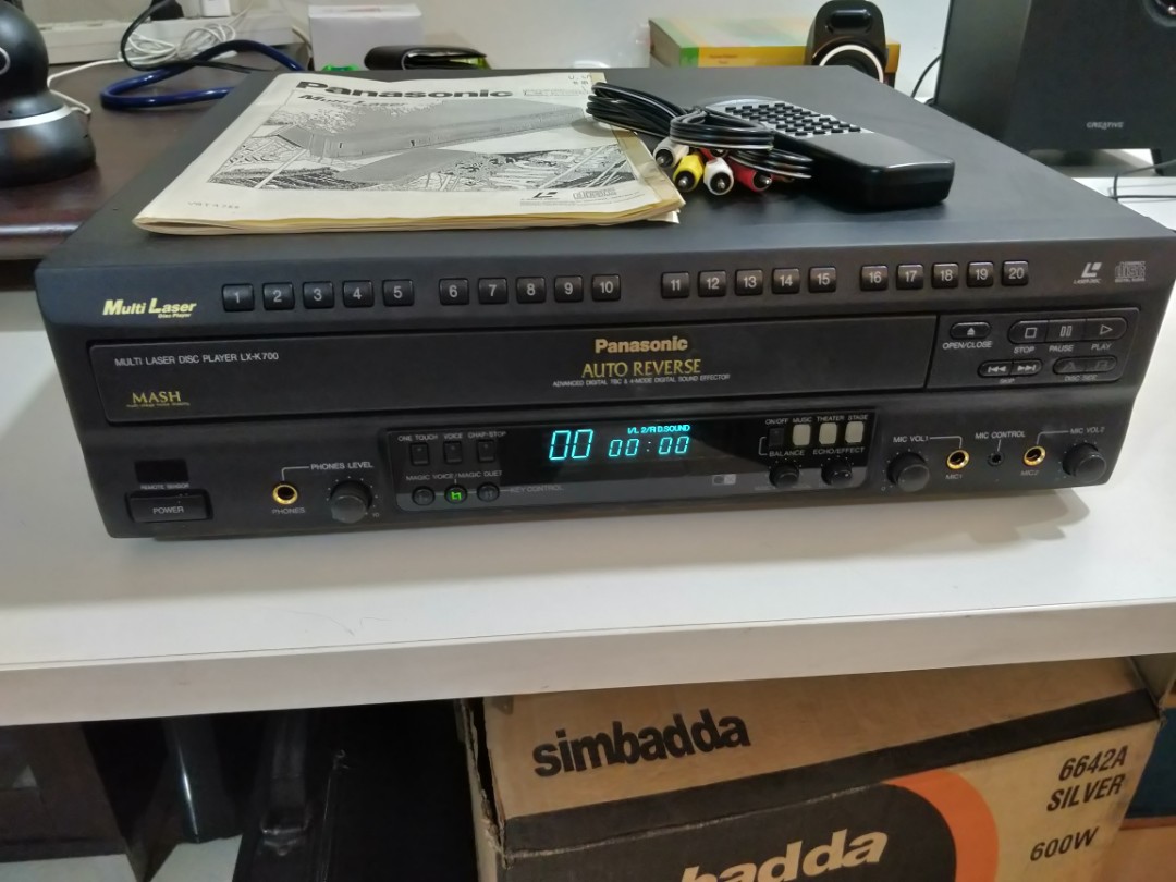 NEVER USED Panasonic Multi Laser Disc Player LXK700, TV & Home