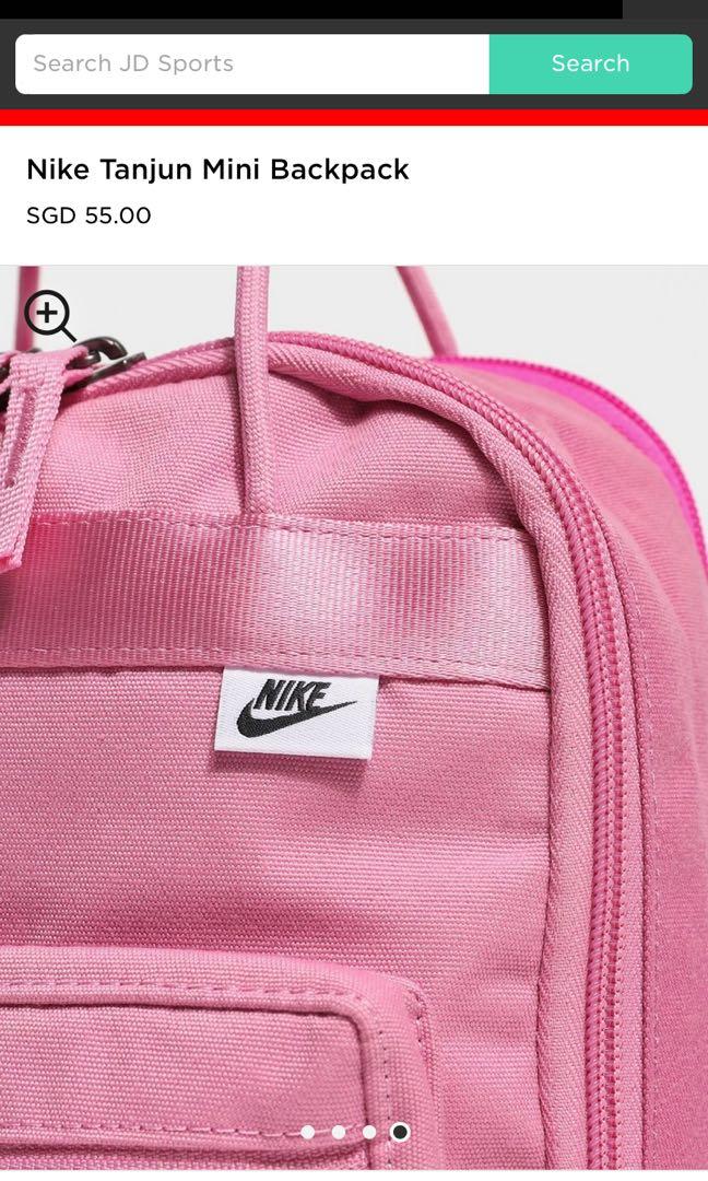 Nike Tanjun Mini Backpack, Women's Fashion, Bags & Wallets, Backpacks on Carousell