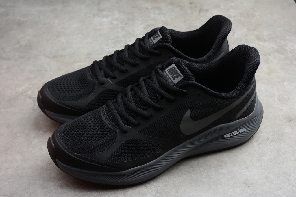 nike running all black