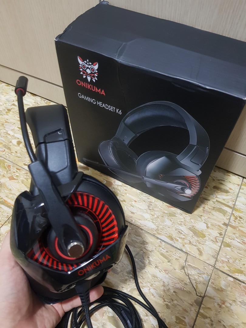 Onikuma K6 Gaming Headset Audio Headphones Headsets on Carousell
