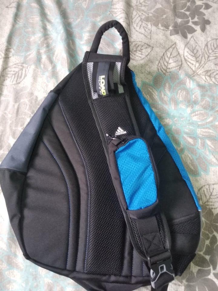 adidas | Bags | Adidas Load Spring Black Large Backpack Laptop Sleeve |  Poshmark
