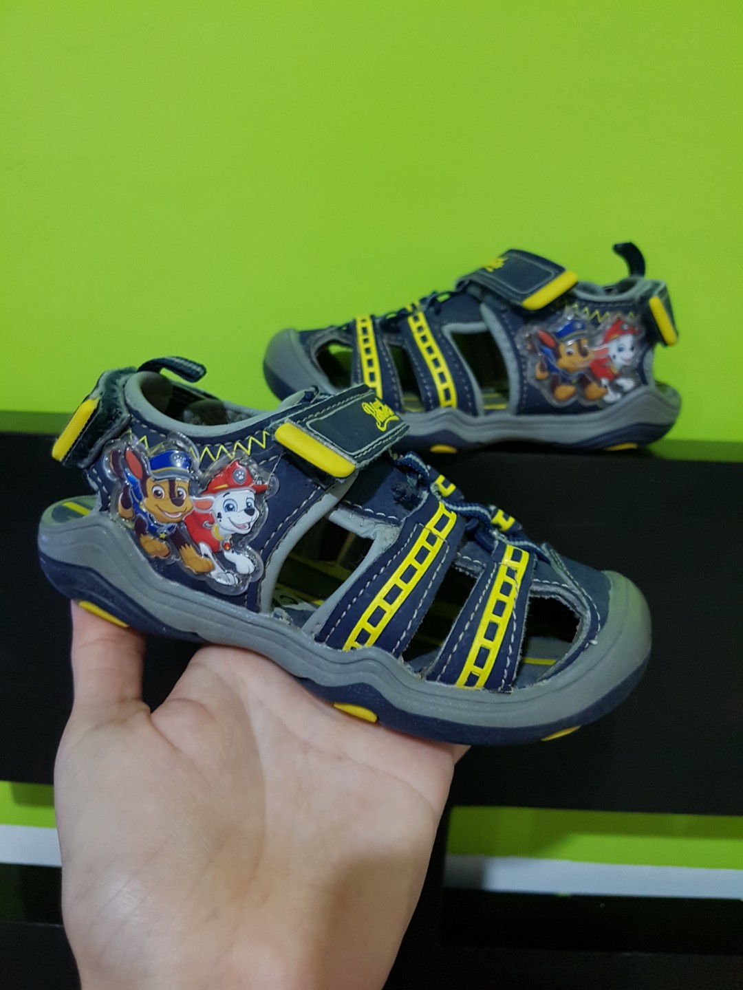 paw patrol sandals with lights