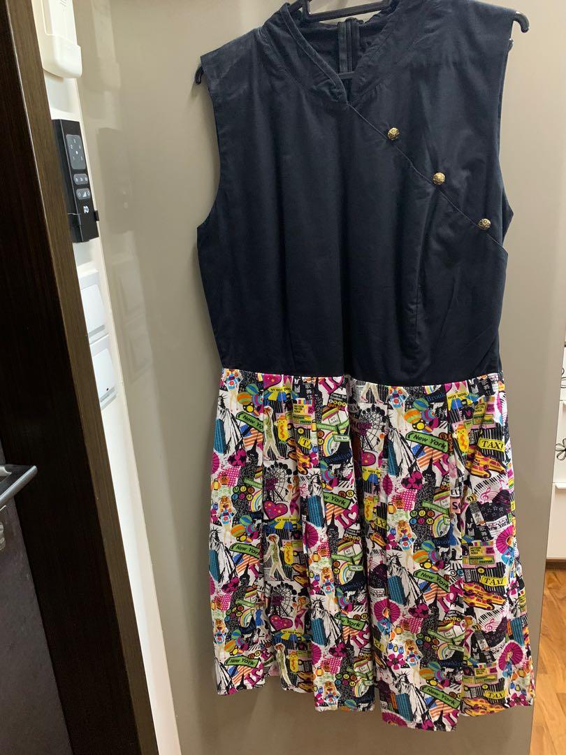 plus size chinese dresses uk