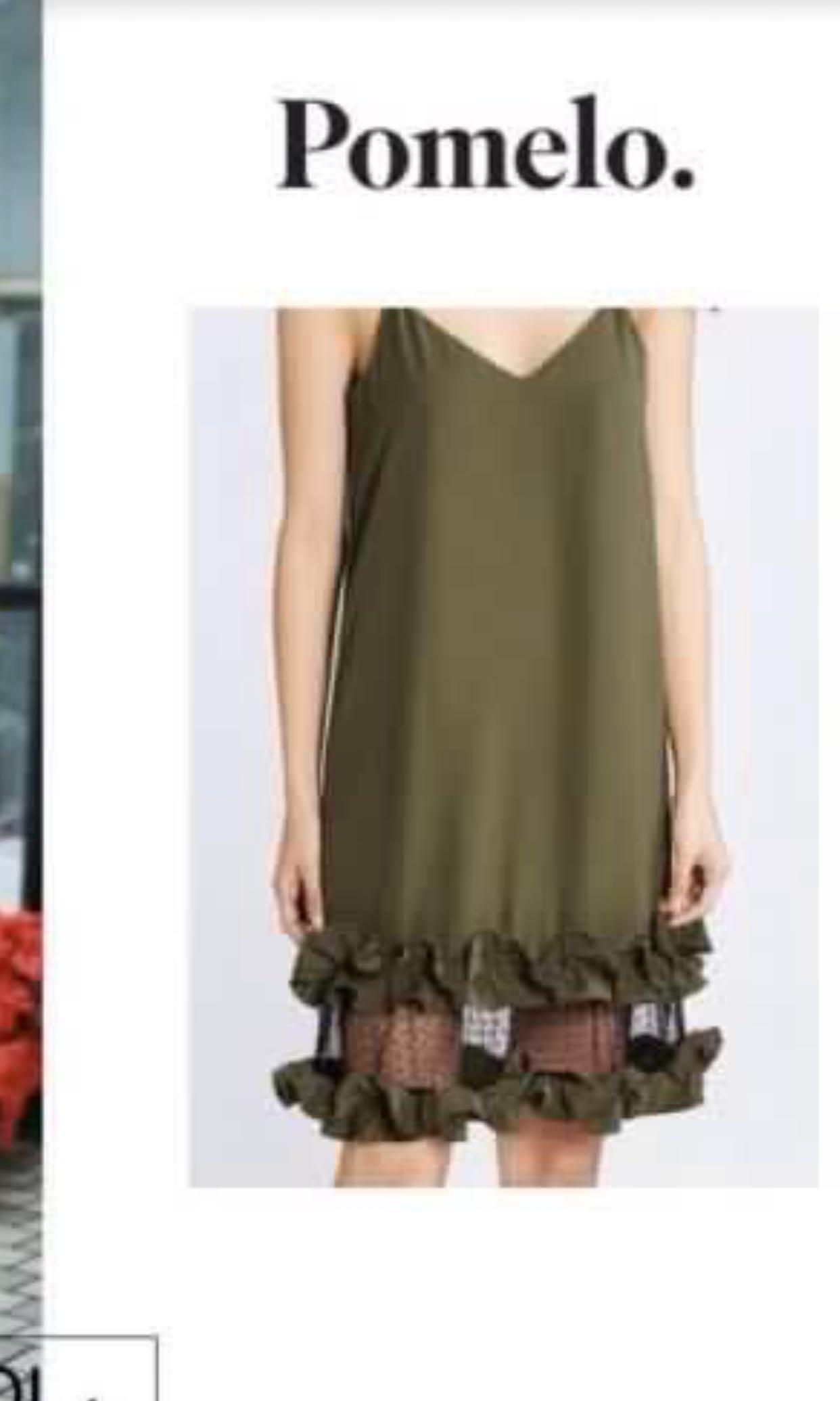 Pomelo dress, Fesyen Wanita, Pakaian Wanita, Gaun & Rok di Carousell