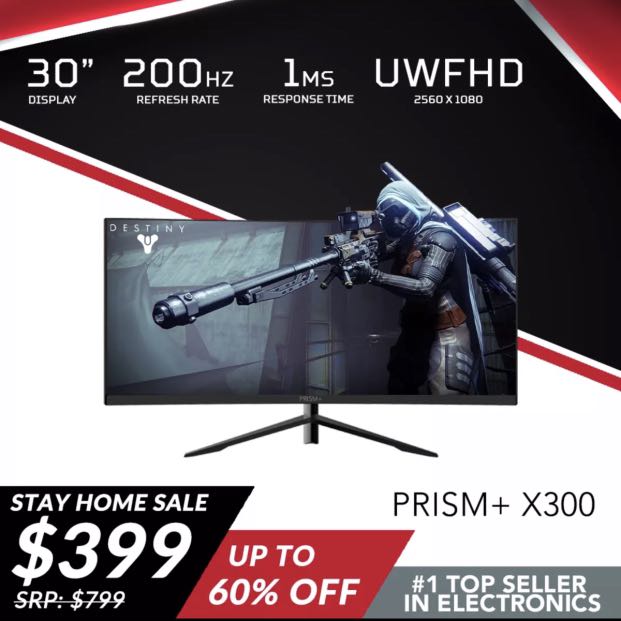PRISM+ 30” 200Hz Gaming monitor(Brand new in box), Computers & Tech ...