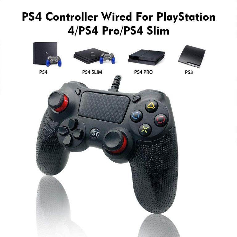 PS4 Controller Wired Gaming Joystick Playstation 4 Wired Controller