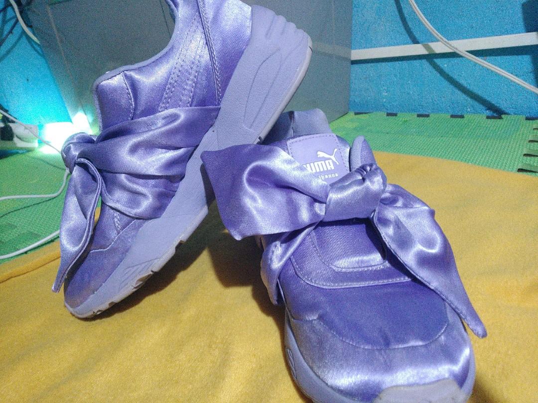 puma fenty purple shoes