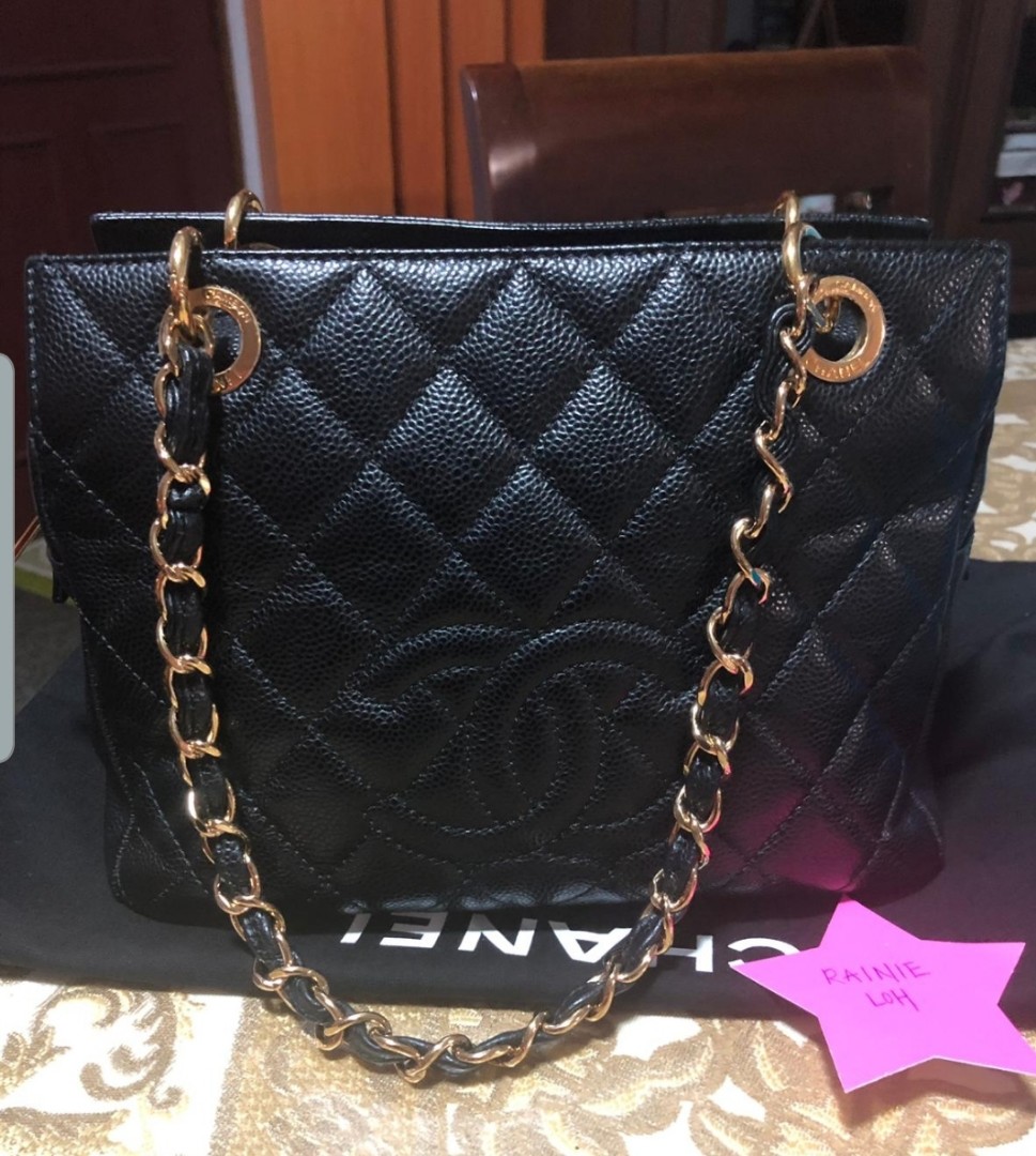 (REDUCED)Chanel PTT Petite Timeless Tote Black Caviar with GHW