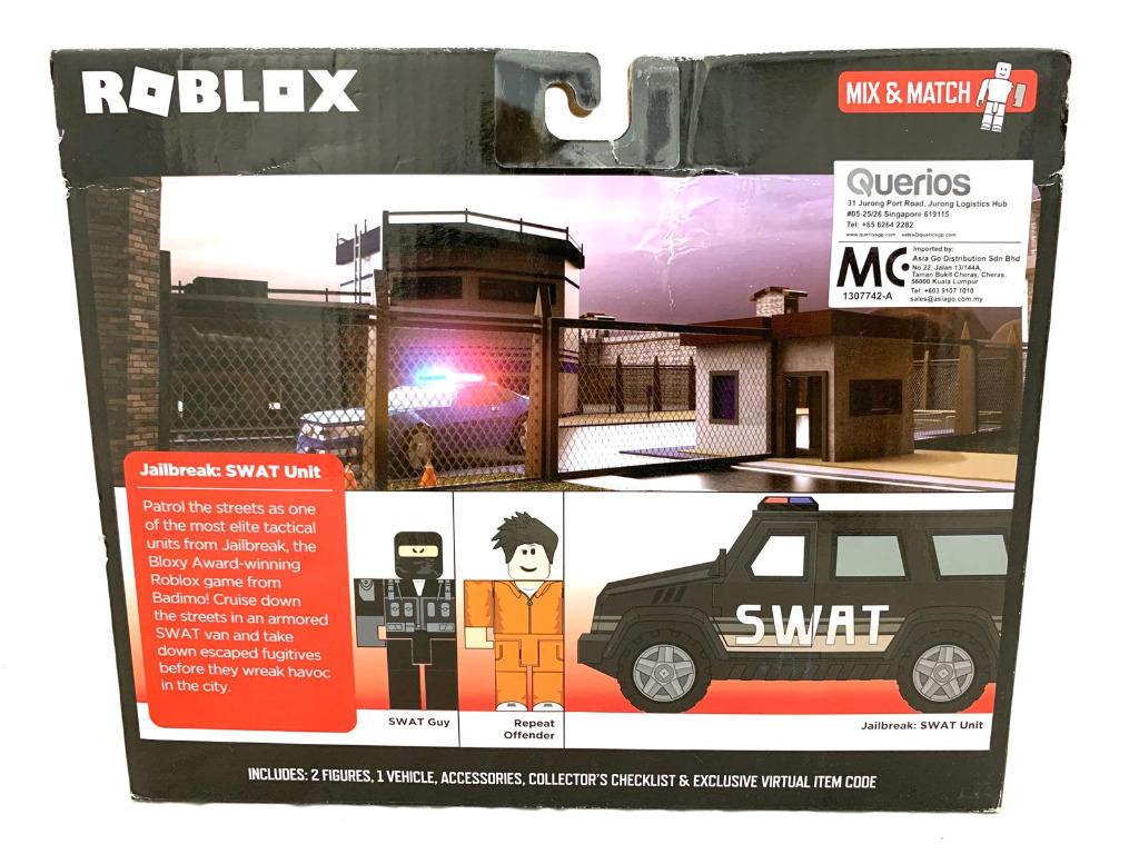 Roblox Jailbreak Swat Unit Vehicle Toys Games Others On Carousell - roblox jailbreak toyota