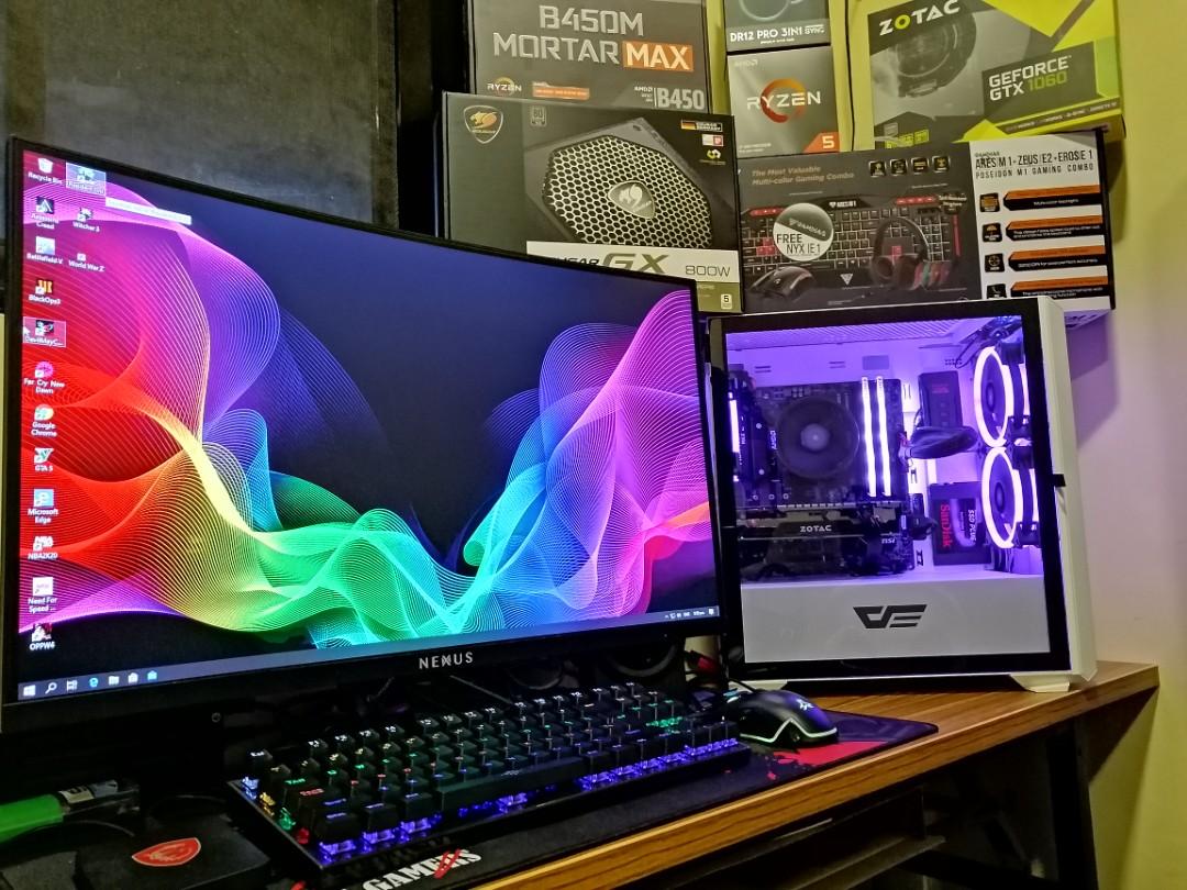 Ryzen 5 Gaming Desktop, Computers 
