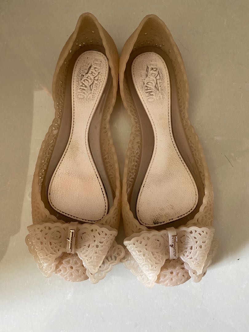 salvatore ferragamo jelly shoes