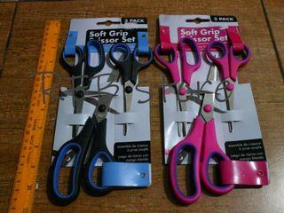 school supplies 3pc scissors set