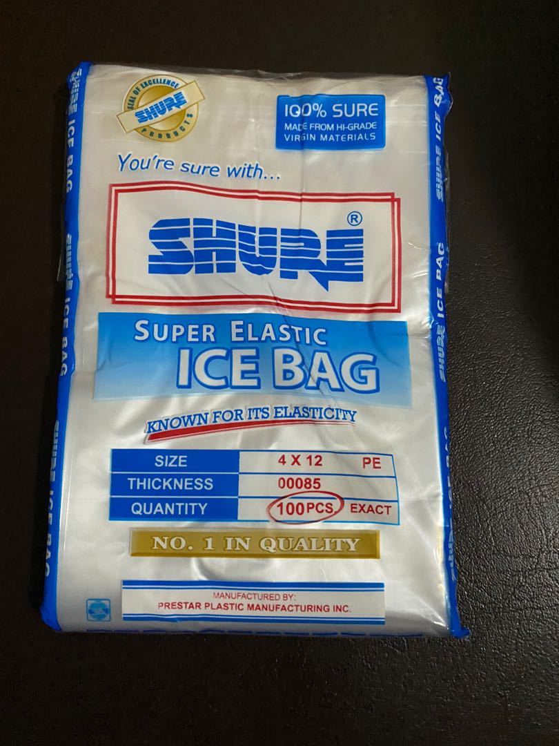 Shure Ice Bag, Food & Drinks, Chilled & Frozen Food on Carousell